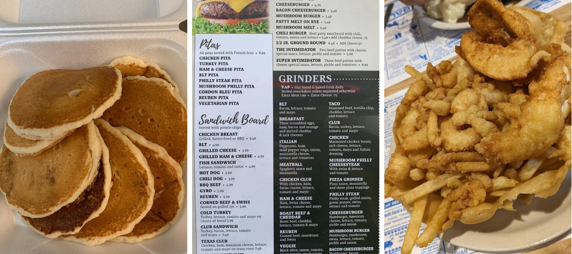 Riverside Family Dining Menu
